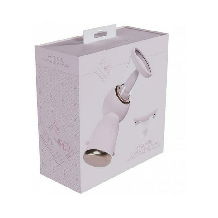 Pumped Exquisite Automatic Rechargeable Vulva & Breast Pump Pink