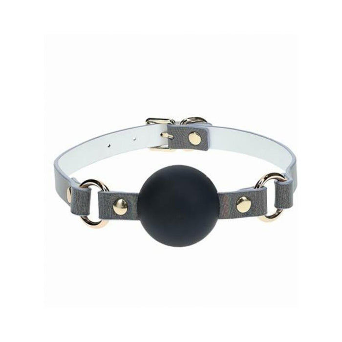 Ouch! Paris Collection Silicone Ball Gag Black