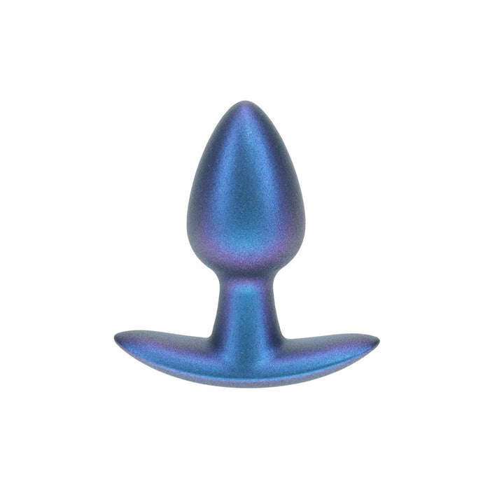 Ouch! Smooth Silicone Anal Plug Small 2.6 in. Metallic Blue