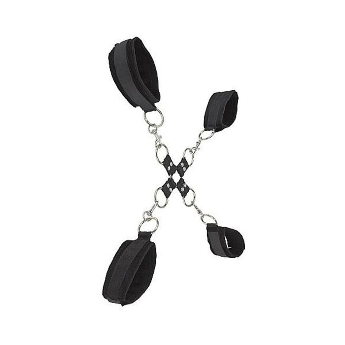 Ouch Velcro Hand/leg Cuffs Black