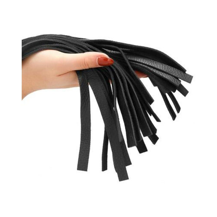 Classic Designer Round Sparkling Handle With Calf Softy Leather Flogger