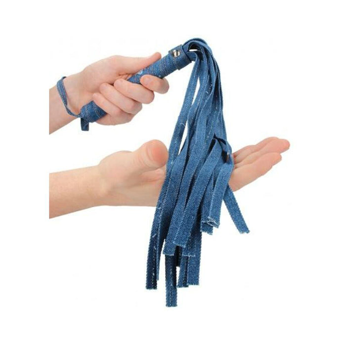 Ouch! Denim Flogger - Roughened Denim Style - Blue