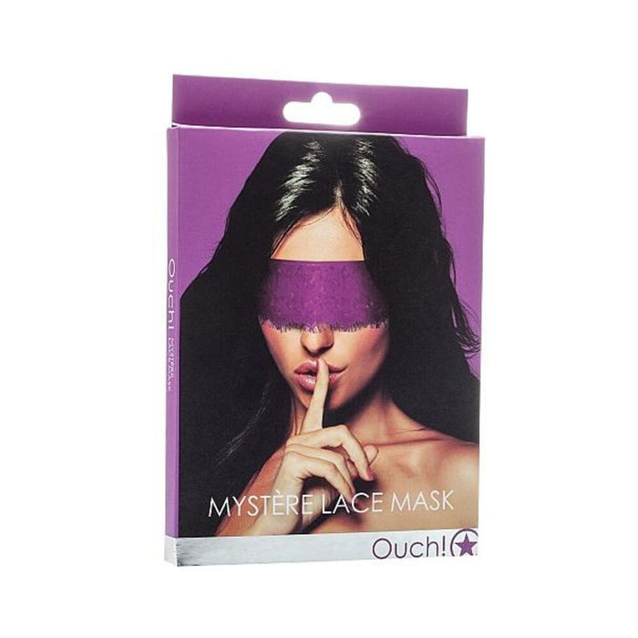 Ouch Mystere Lace Mask Purple
