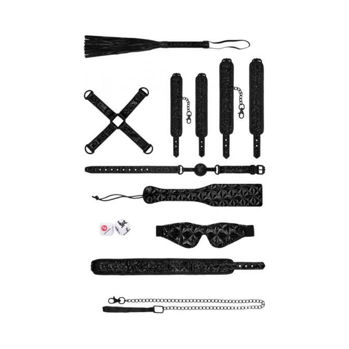 Ouch Luxury Bondage Kit  Black