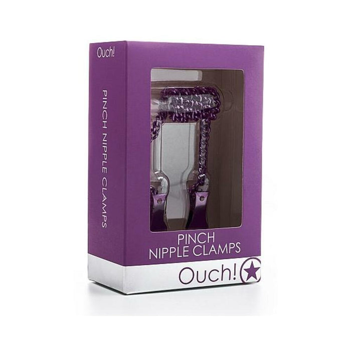 Ouch Pinch Nipple Clamps Purple