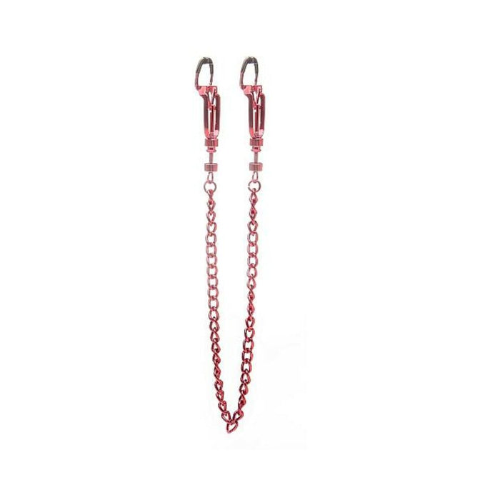 Ouch Helix Nipple Clamps Red