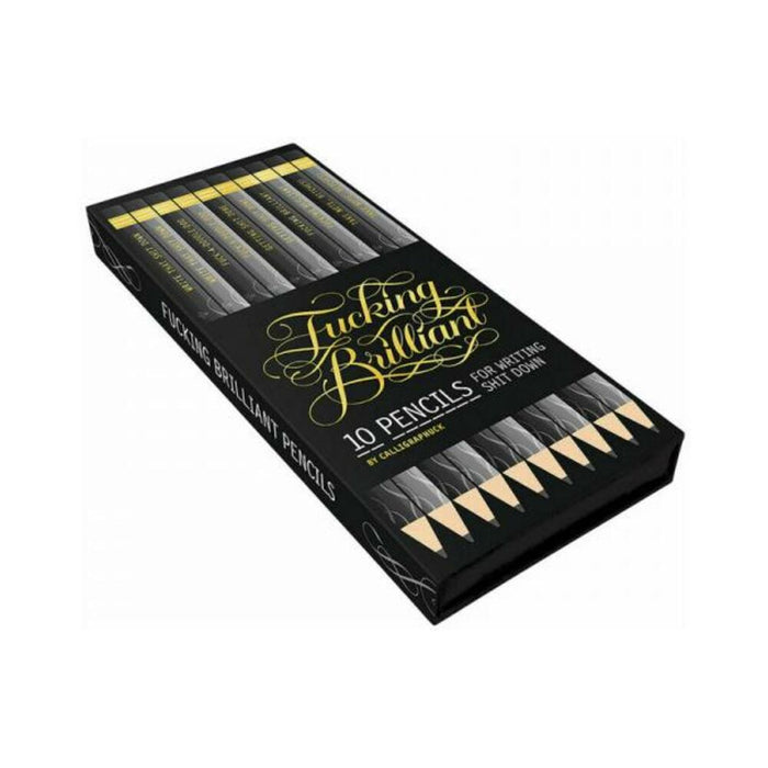Calligraphuck Fucking Brilliant Pencils 10-pack