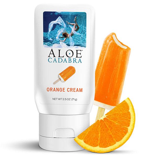 Aloe Cadabra Organic Lubricant - 2.5 Oz Bottle Orange Cream