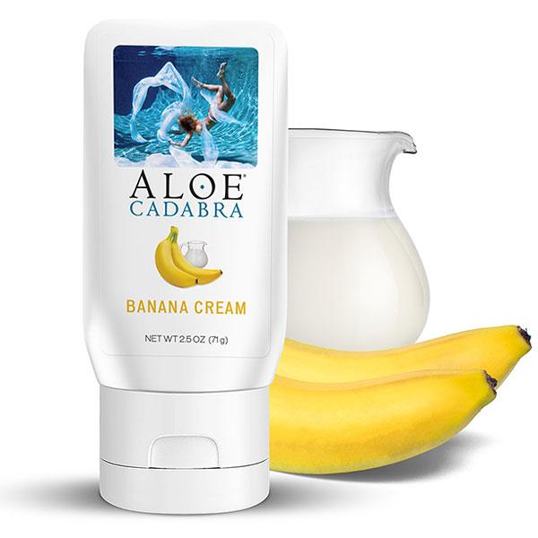 Aloe Cadabra Organic Lubricant - 2.5 Oz Bottle Banana Cream