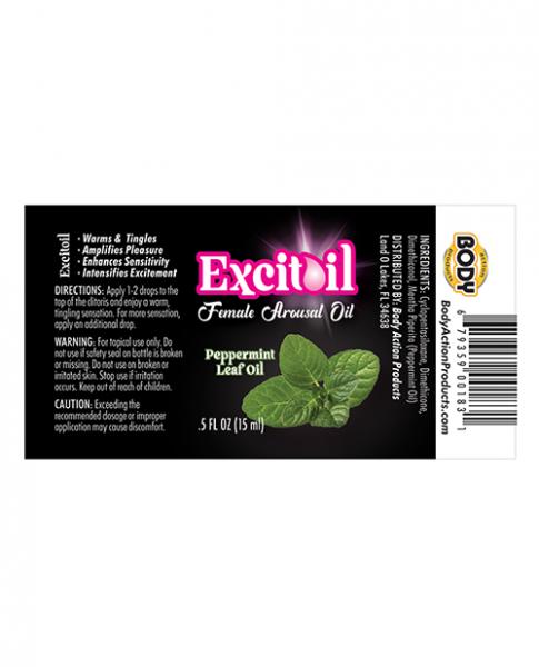 Excitoll Peppermint Arousal Oil .5oz