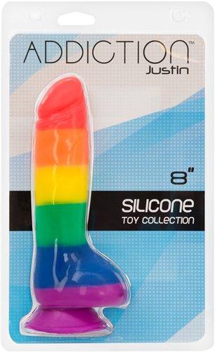 Addiction Justin 8 inches Rainbow Dildo