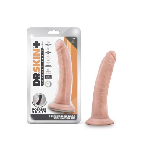 Dr Skin Plus Posable Dildo 7 Vanilla
