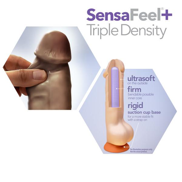 Dr Skin Plus Posable Dildo 7 Chocolate