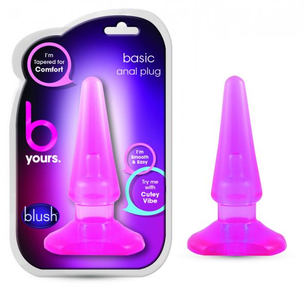 B Yours Basic Anal Plug Pink