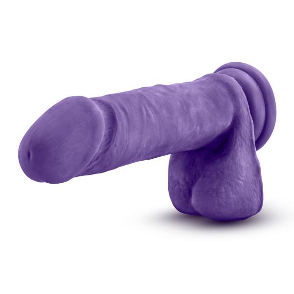 Blush Au Natural Bold Hero 8 Dildo - Purple