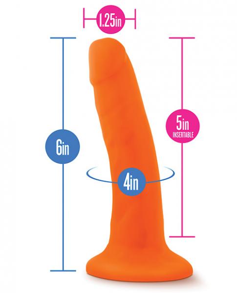 Neo Dual Density Cock 5.5' Neon Orange