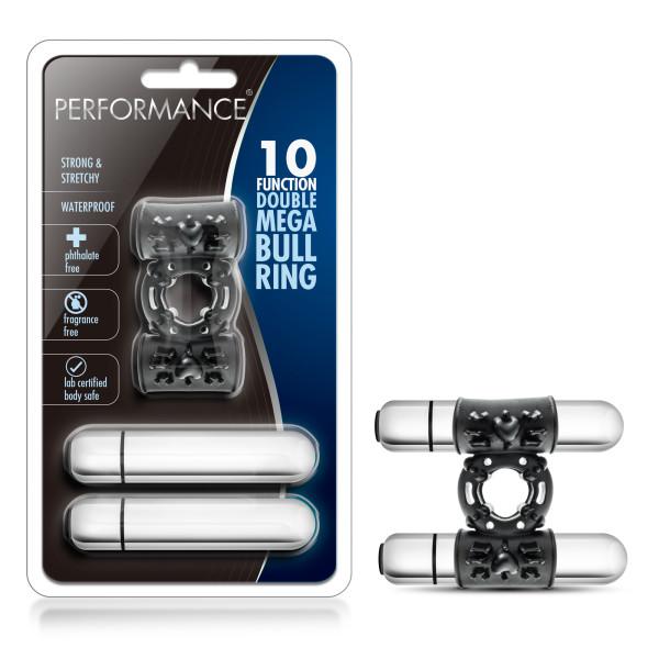 Performance 10 Function Double Mega Bull Ring Black