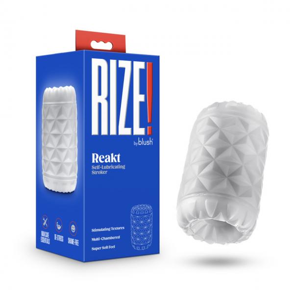 Rize Reakt Self-lubricating Stroker White