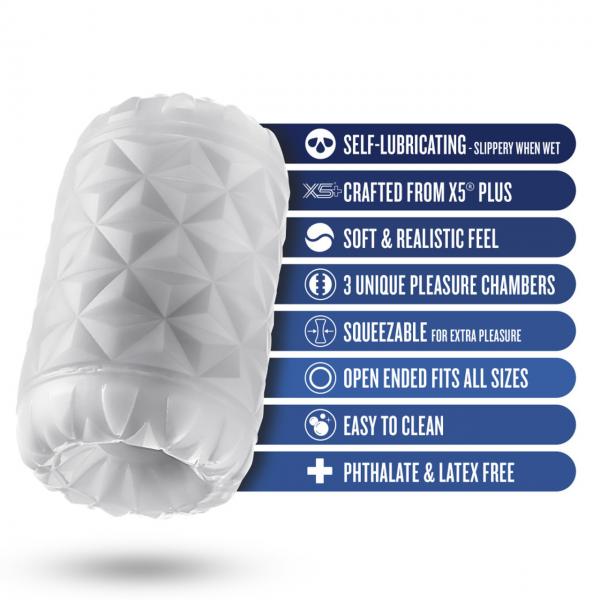 Rize Reakt Self-lubricating Stroker White