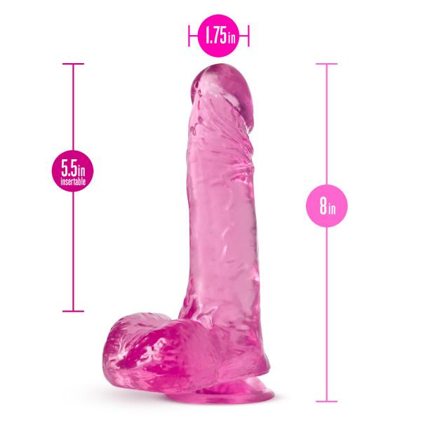 B Yours Plus Ram 'n' Jam Dildo Pink