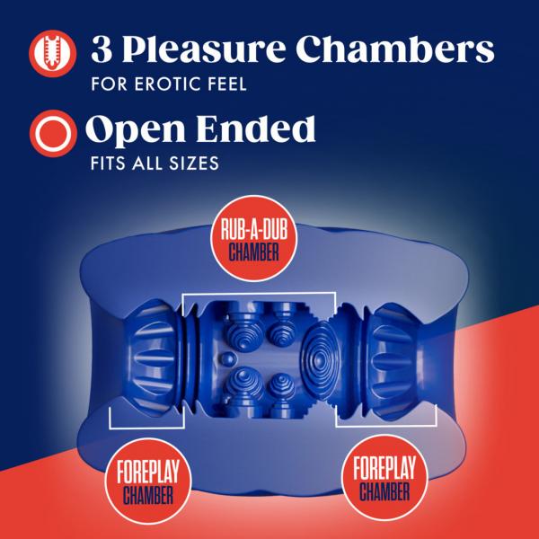 Rize Turbine Self-lubricating Stroker Blue