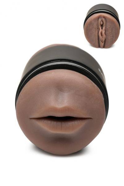 Mistress Mini Double Stroker Mouth & Pussy Dark