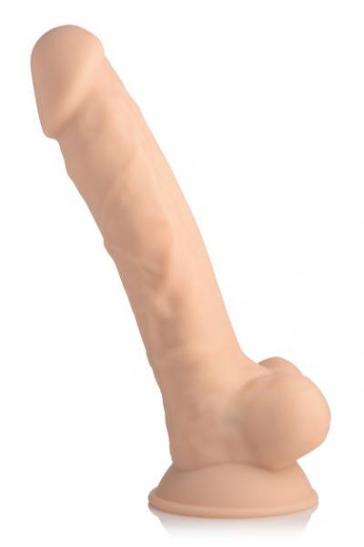 Fleshstixxx Vibrating Rechargeable Dong 8 In. Light