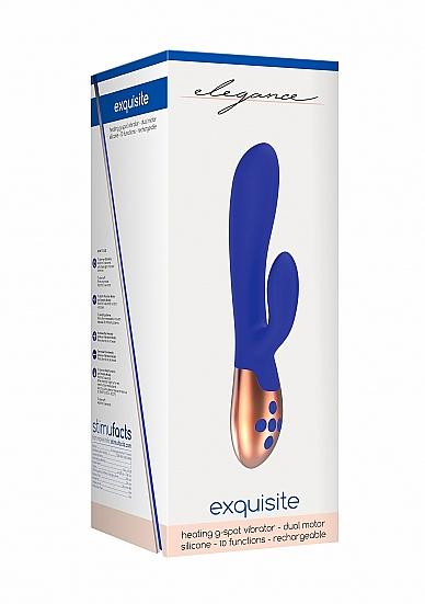 Exquisite Heating G-Spot Vibrator Blue