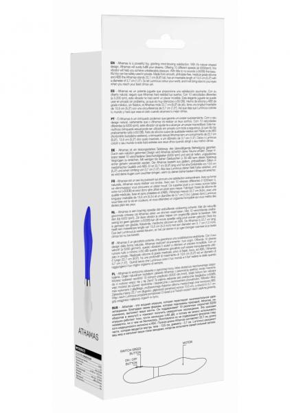 Athamas Ultra Soft Silicone 10 Speeds Royal Blue