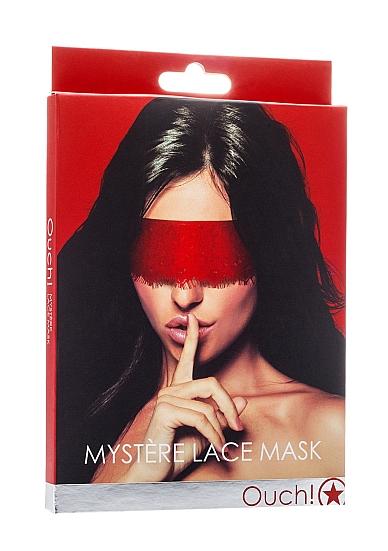 Myst re Lace Mask - Red