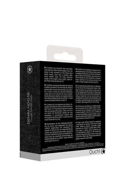 Denim - Hogtie - Roughend Denim Style - Black