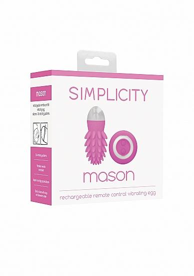 Mason Rechargeable Remote Control Vibrating Egg