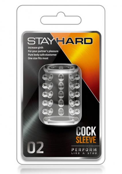 Stay Hard Cock Sleeve 02 Clear