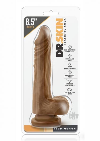 Dr. Skin - Realistic Cock - Stud Muffin - Mocha