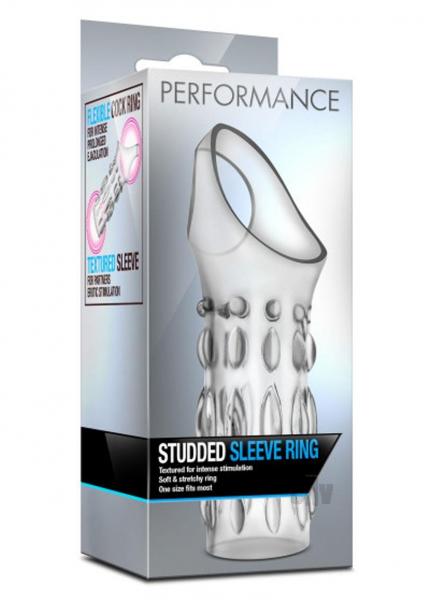 Performance Studded Sleeve Ring Clear