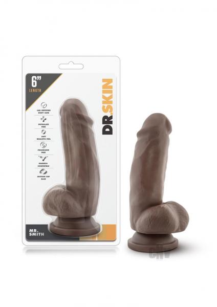 Mr Skin Mr Smith 6 inches Dildo Suction Cup Brown