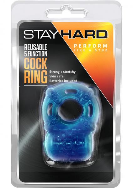 5 Function Reusable Vibrating Cock Ring