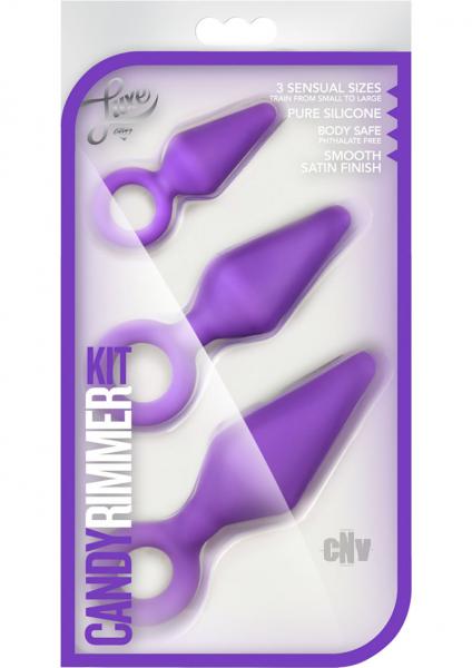 Candy Rimmer Butt Plug Kit Purple