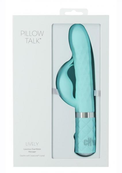 Pillow Talk Lively Dual Stimulator Teal