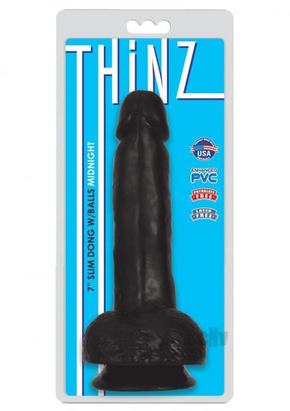 Thinz 7 inches Slim Realistic Dong with Balls