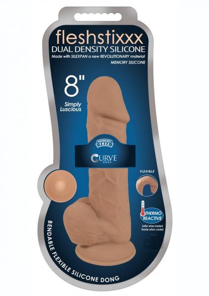Fleshstixxx Silicone Silexpan 8 inches Dildo W/balls