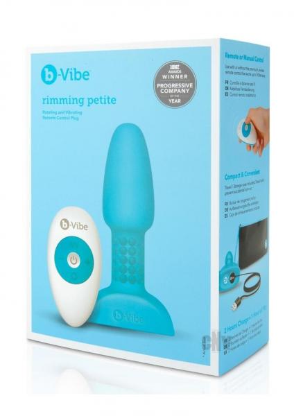 B-Vibe Rimming Petite Plug  - Teal