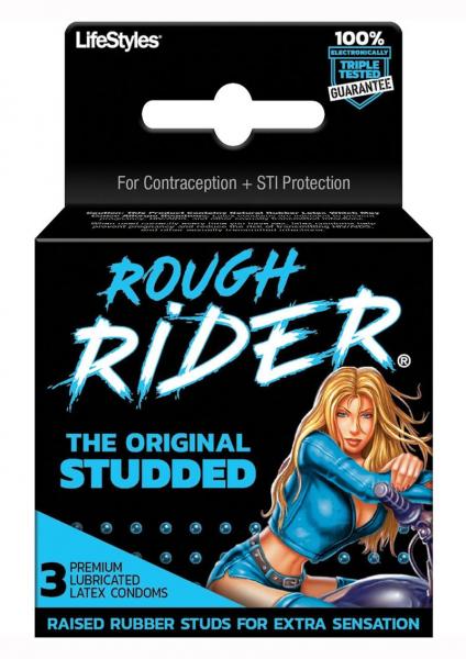 Rough Rider Studded Condom 3 Pack