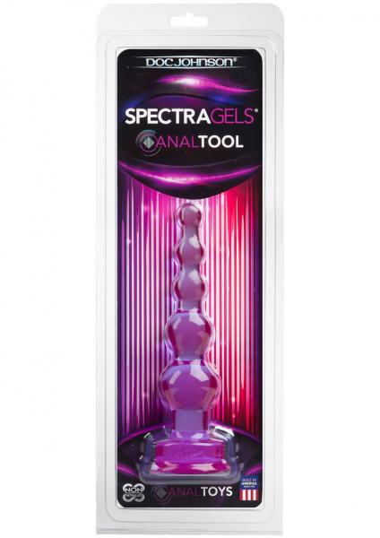 SpectraGel Anal Tool Jelly Purple Plug