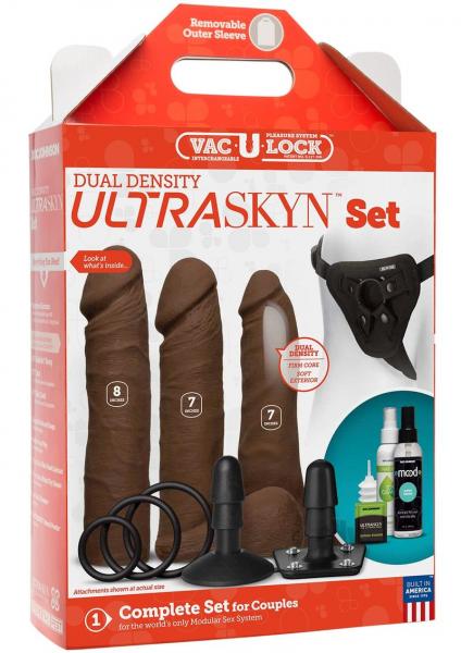 Vac-u-lock - Dual Density Ultraskyn Set Chocolate