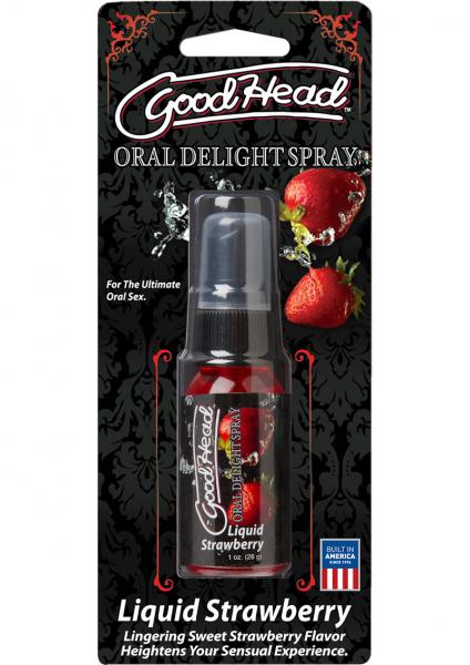 Goodhead Oral Delight Spray Liquid Strawberry 1oz