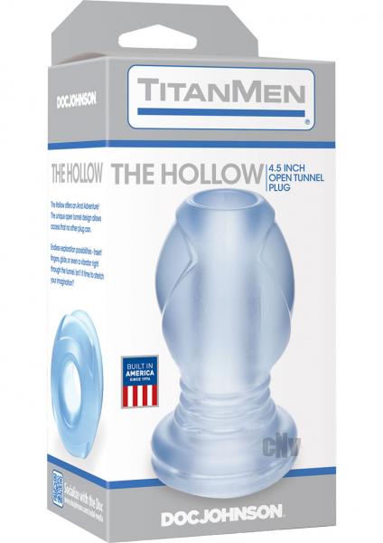 TitanMen The Hollow Tunnel Plug Clear