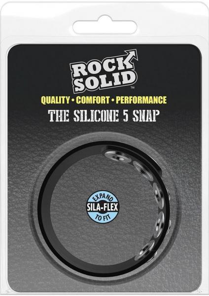 Rock Solid Silaflex 5-snap (adjustable) Black
