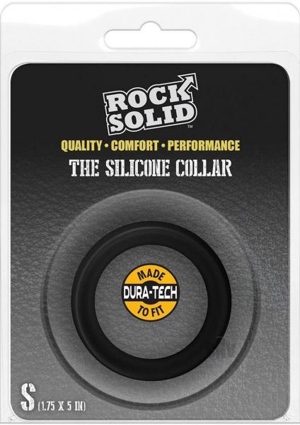 Rock Solid Silicone Black C Ring, Small (1 3/4in) In A Clamshell