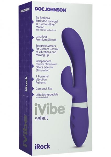 iVibe Select iRock Rabbit Vibrator Come Hither Motion